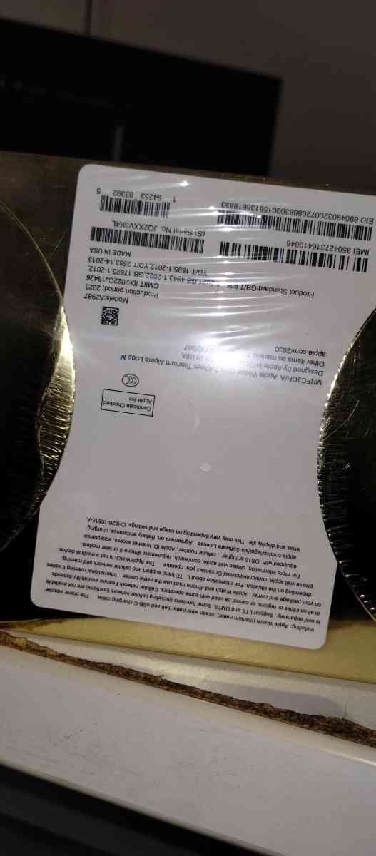 new Apple Ultra 2 Gold Edition smartwatch