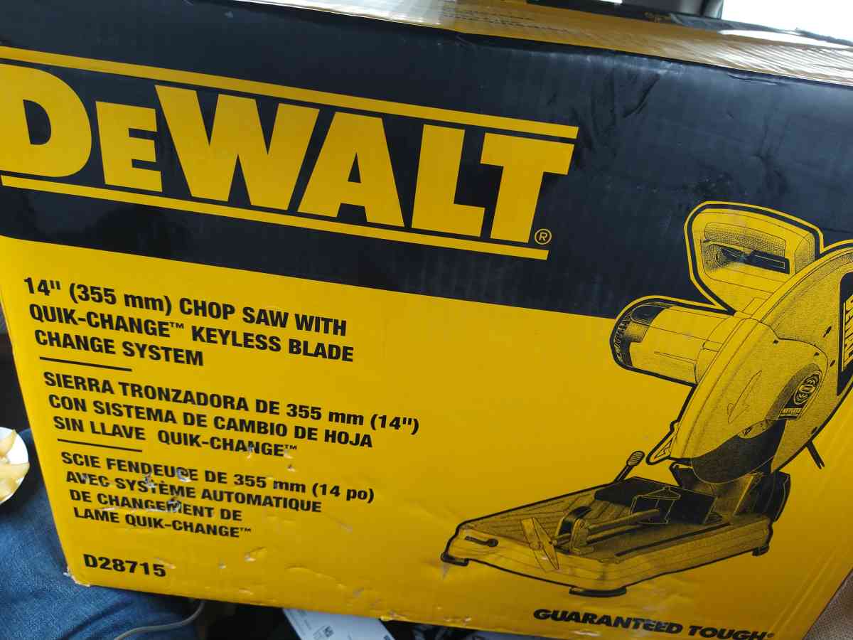 DeWalt 14 in Chop Saw