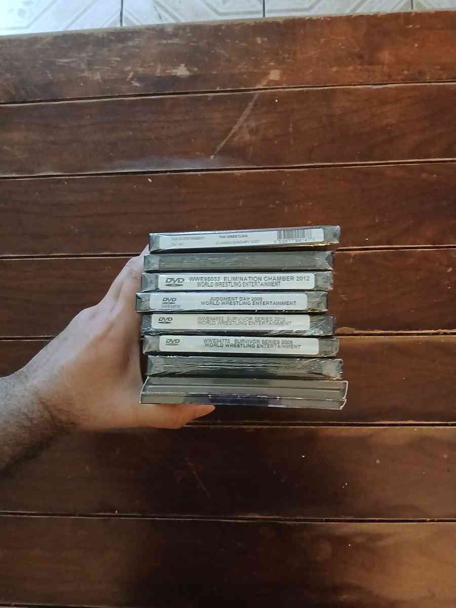 Lot Of 8 WWE And TNA DVDs