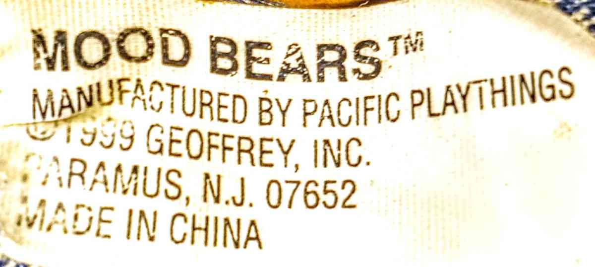 Demin Brownish Tint Mood Bear