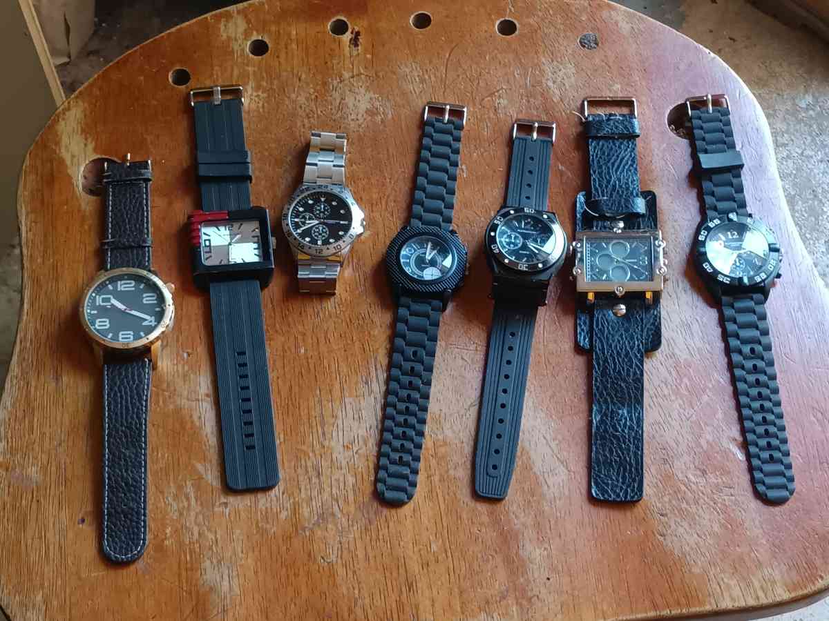 mens timepieces for every day of the week only 5 for all