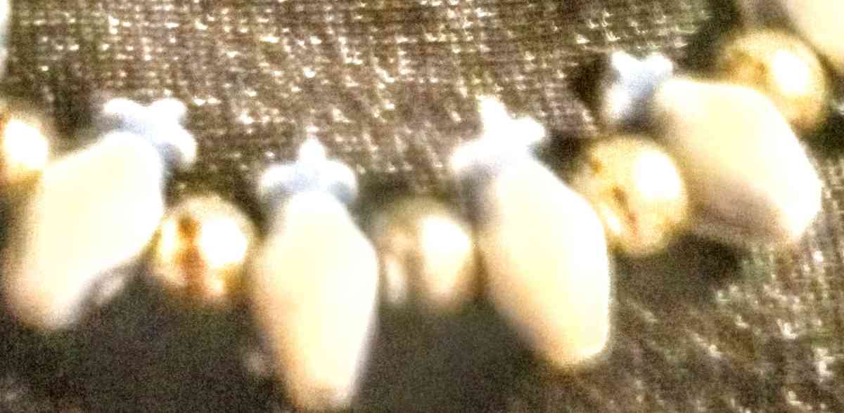 Blue and White Clown Face Beaded Bracelet