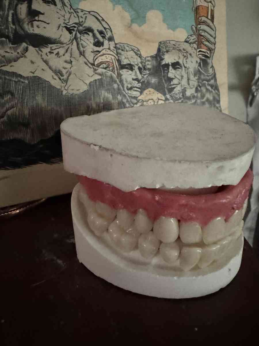 Unused Custom Designed Universal Unisex Dentures
