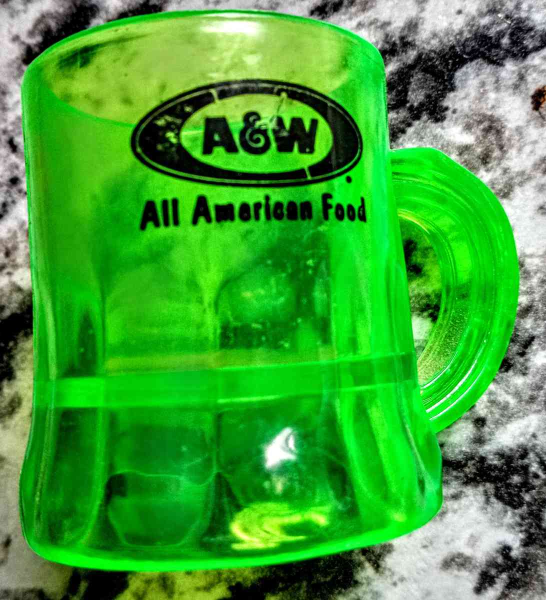 5 A and W All American Food Colorful Mini Mugs