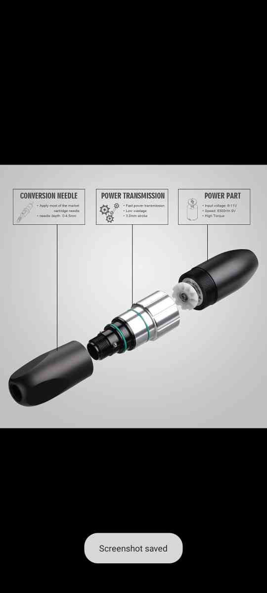 tattoo machine kit with case