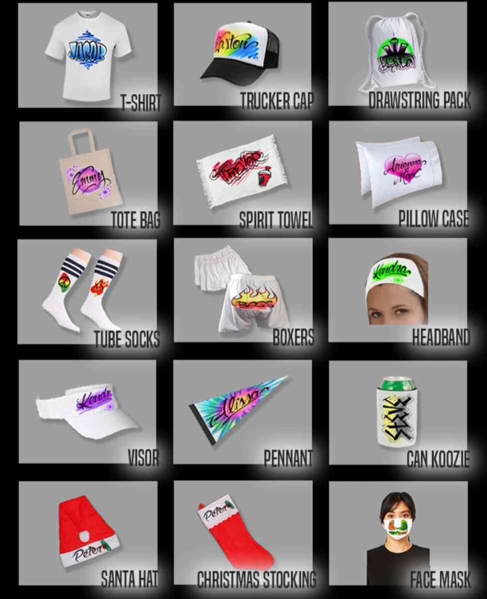 Airbrush Art and Party Event Favors