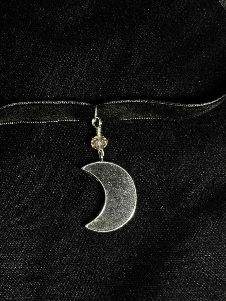 Crystal Crescent Choker