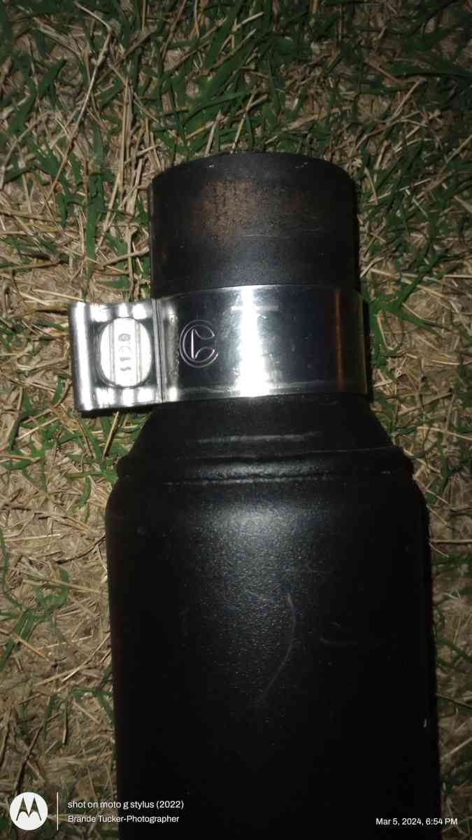 Harley Davidson Black Exhaust Pipe