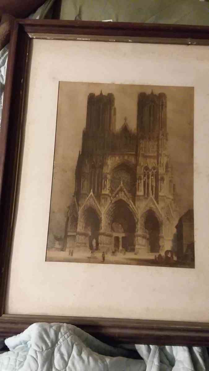 very old  scratch picture