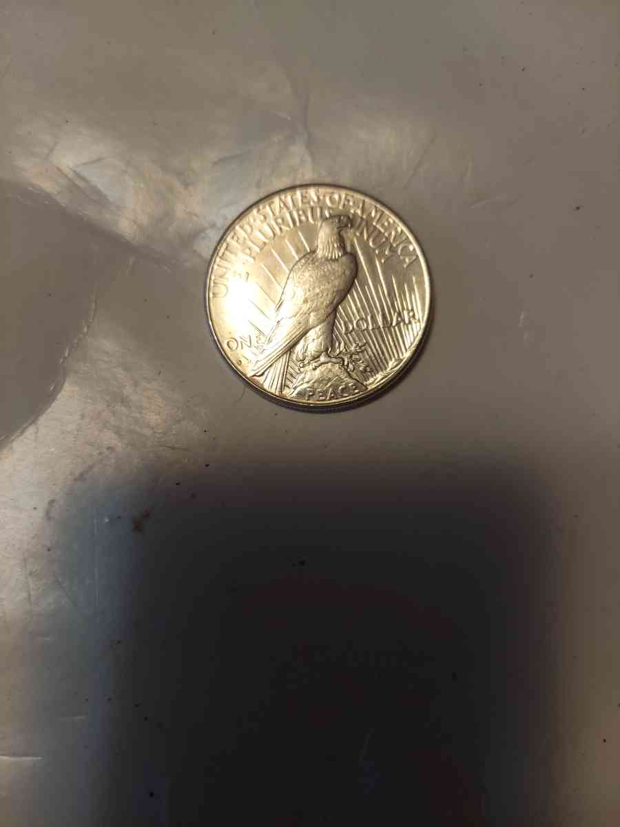 This is a nineteen twenty six s peace dollar Van four harder