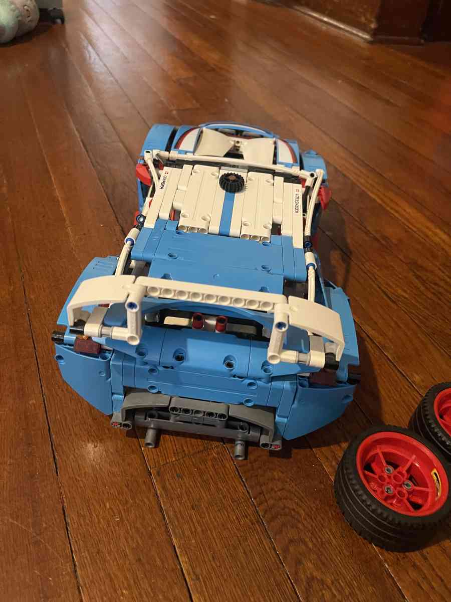 built Lego technic rally car 42077