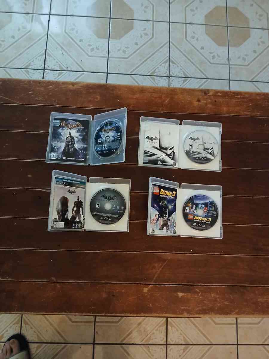 Lot Of 4 Batman Games for PlayStation 3