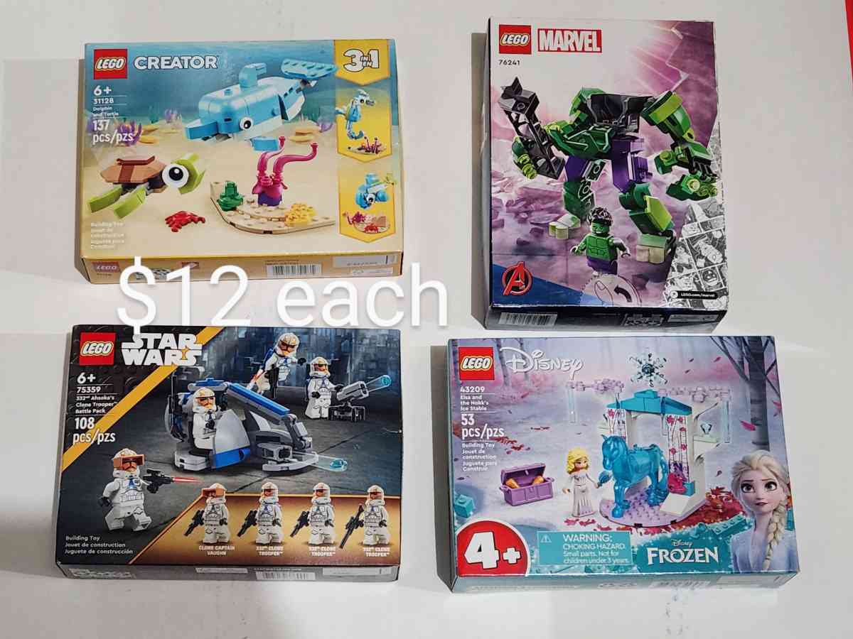 NEW LEGO Building Toy Models  Moving Sale by April 14th