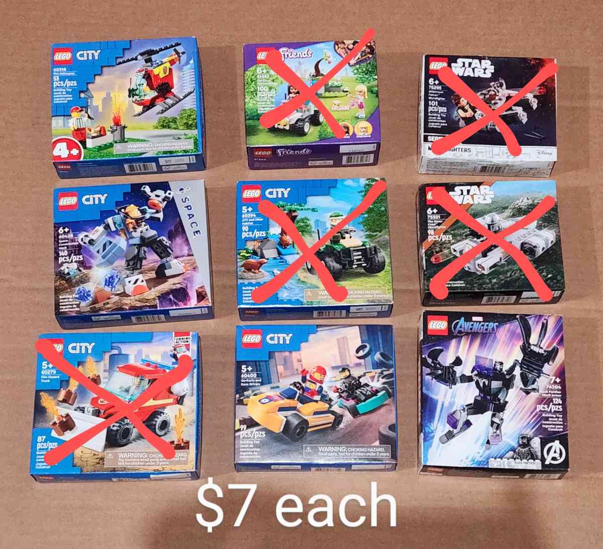 NEW LEGO Building Toy Models  Moving Sale by April 14th
