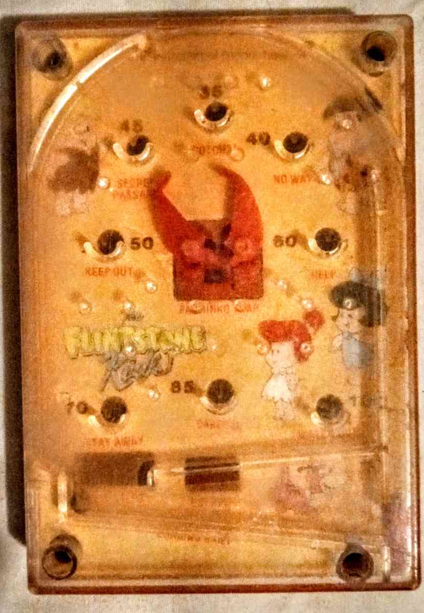 Flintstones Kids Hand held Pinball Game