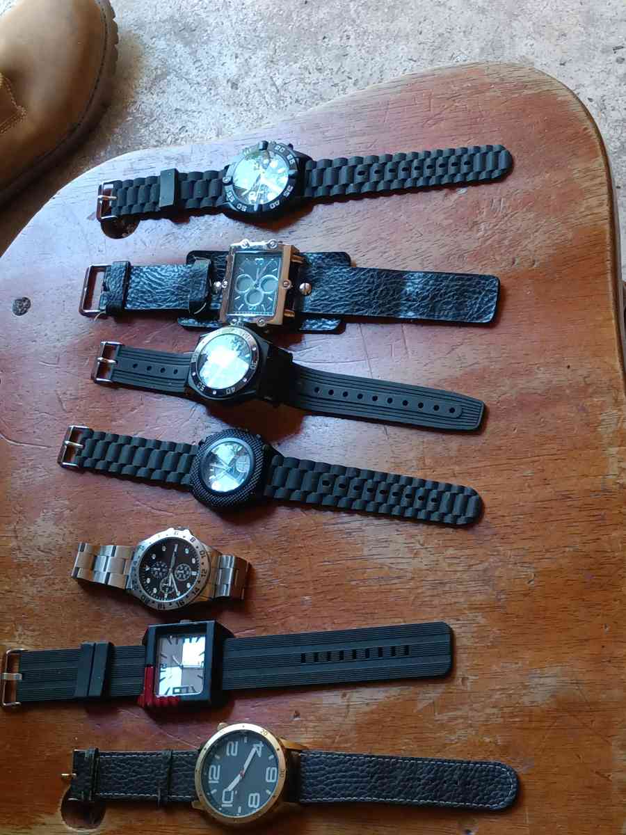 mens timepieces for every day of the week only 5 for all