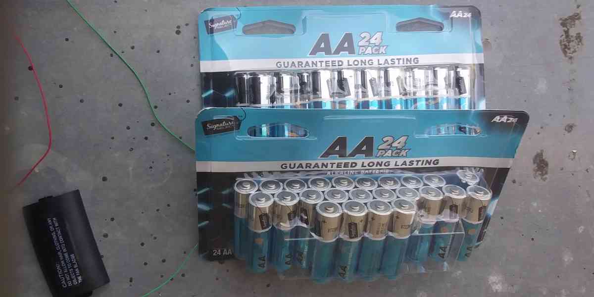 2 NEW 24 AA Batteries