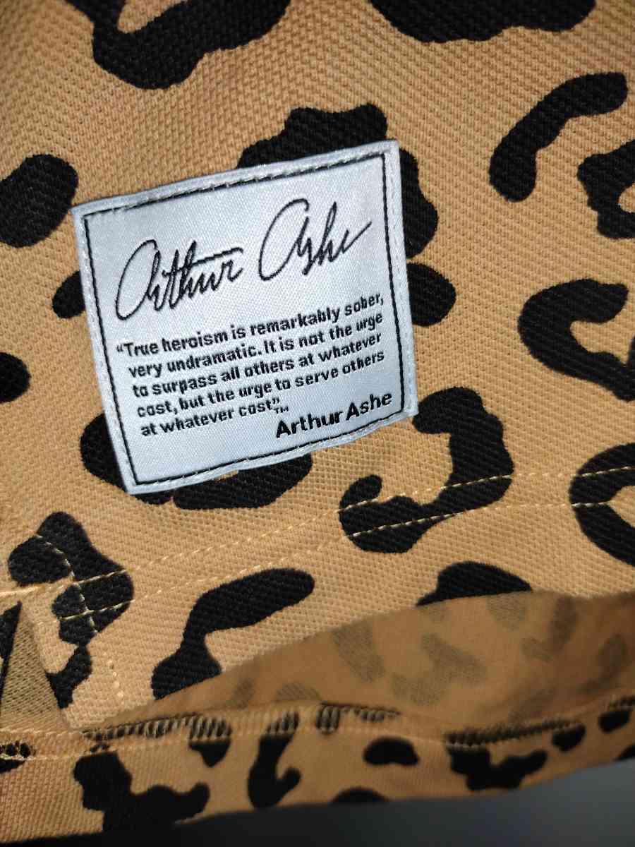 Arthur Ashe Leopard 1968 Tennis Tee