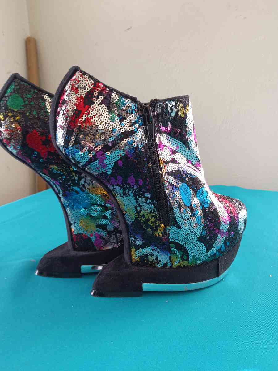 privileged rainbow shoes