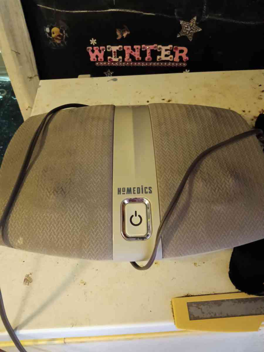 chickens and foot massager