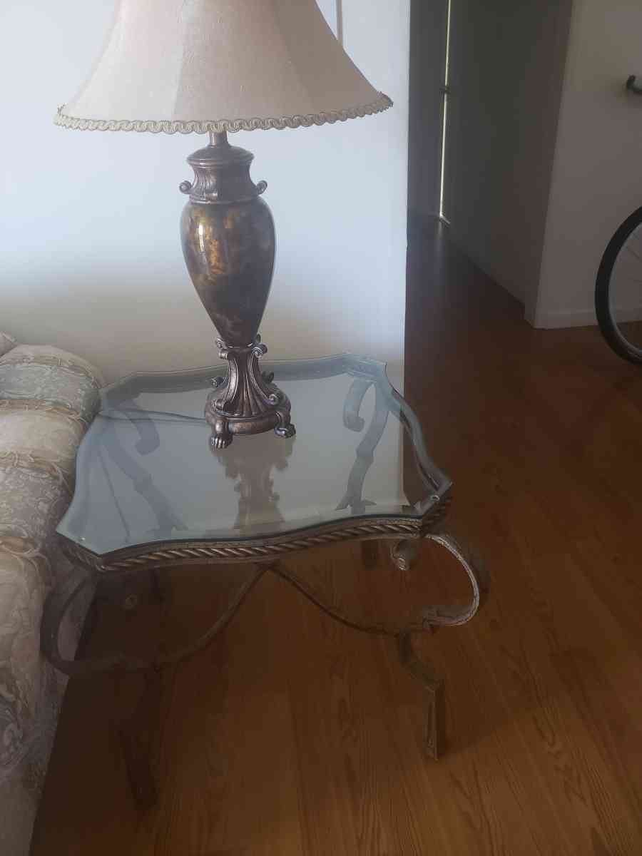 1 coffee table 2 end tables 1 entry table its a set