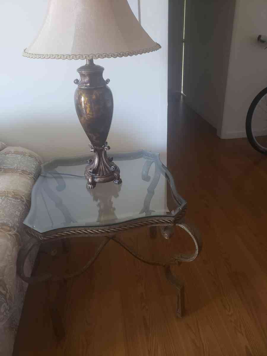 1 coffee table 2 end tables 1 entry table its a set