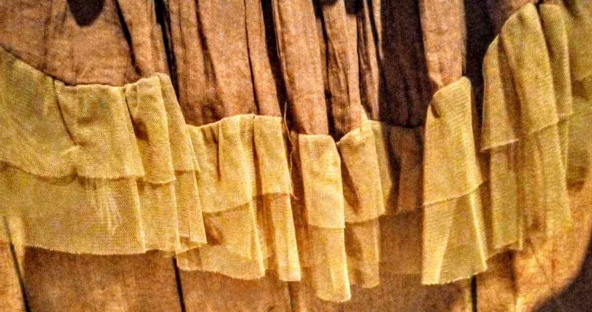 Yellow and Brown Boho Skirt