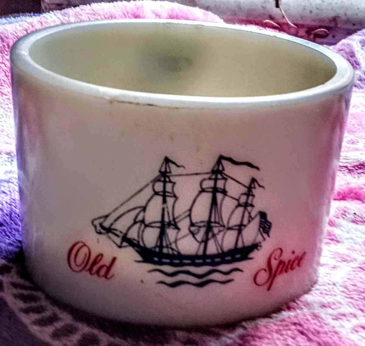 Vintage Old Spice Shaving Mug