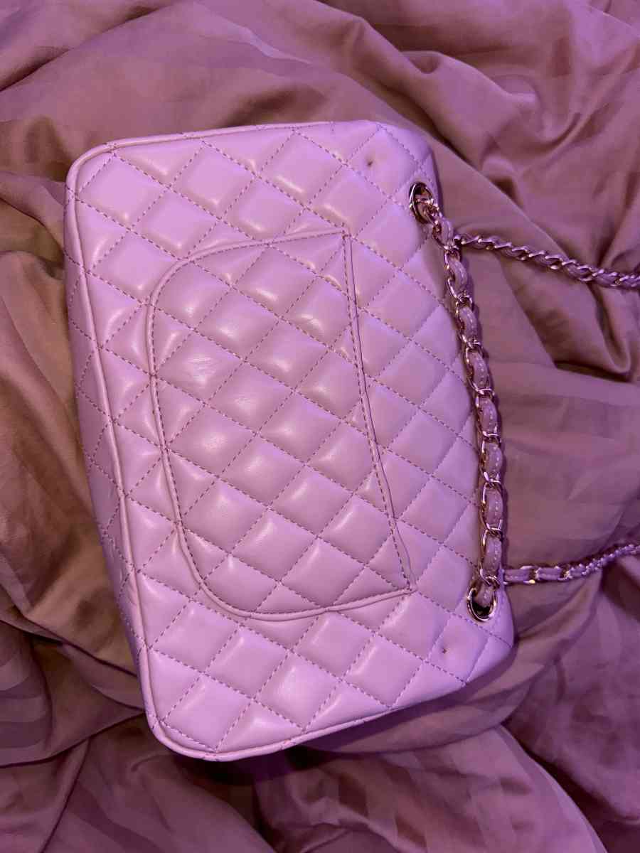 CHANEL classic double Flap  Medium pink caviar gold hw vinta