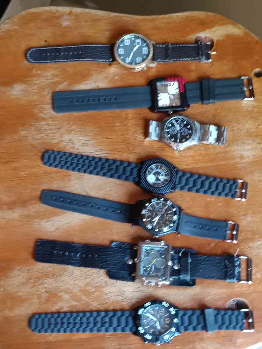 mens timepieces for every day of the week only 5 for all