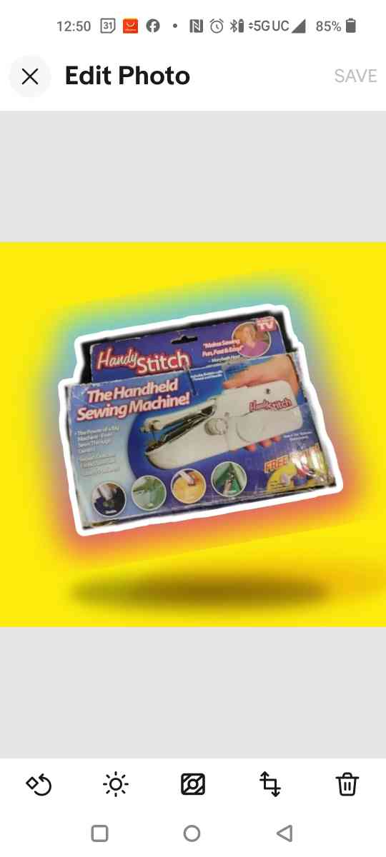 As Seen On Tv  Handy Stitch Portable Handheld Sewing Machine
