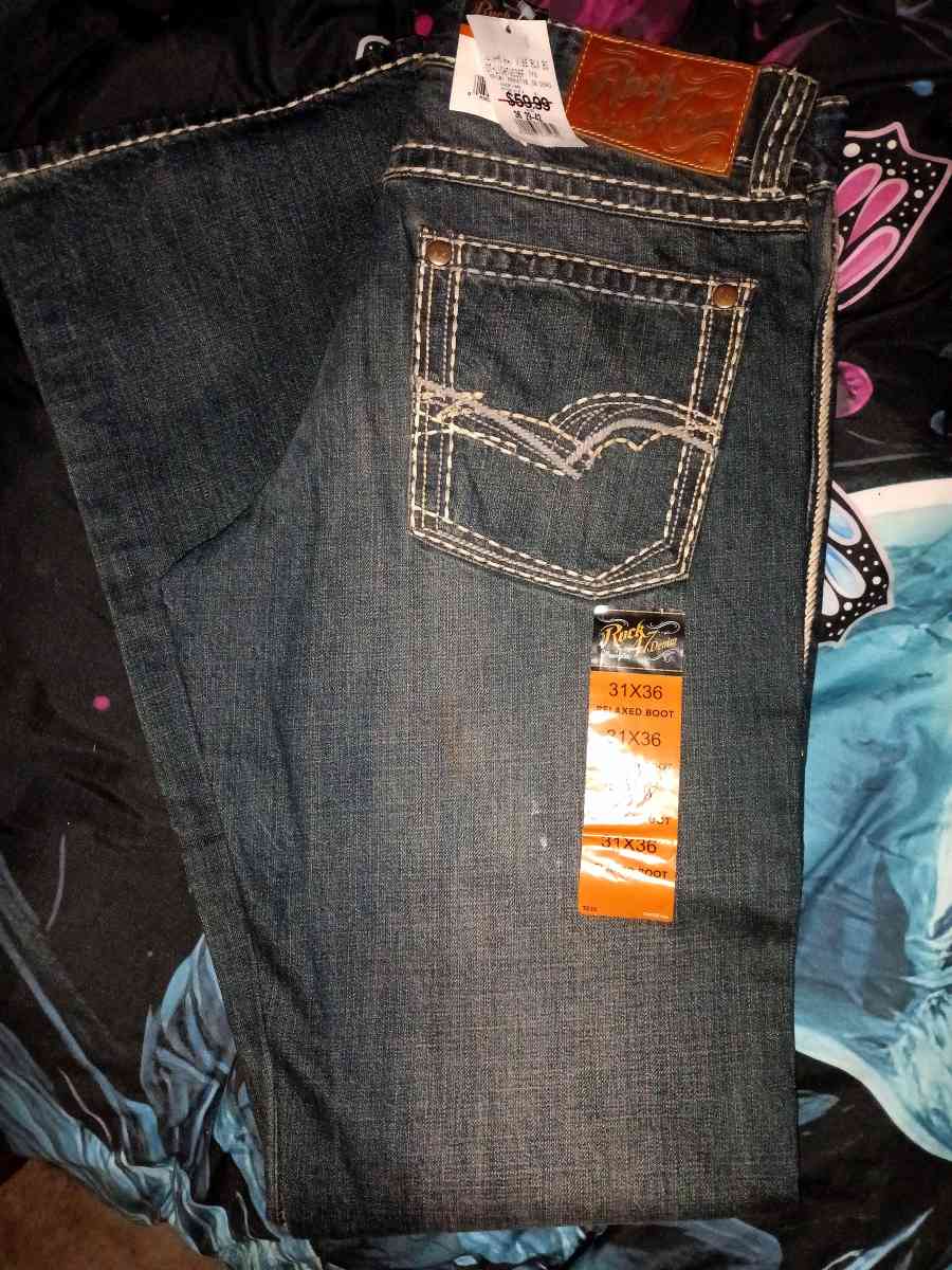 mens Rock 47 Denim Jeans