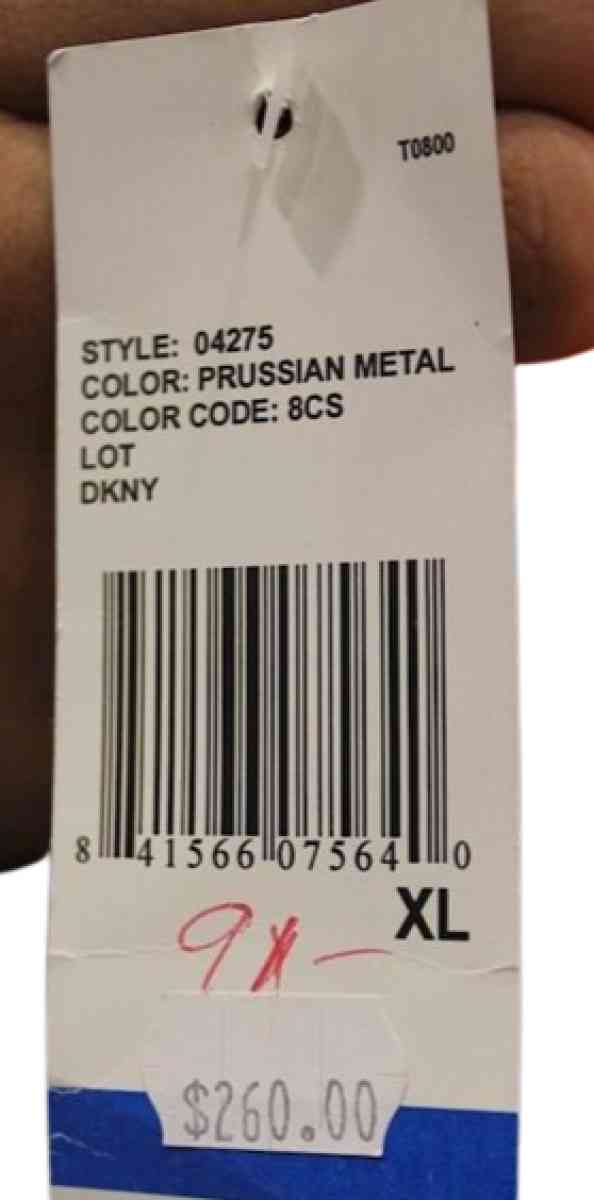 Dkny Womens Navy Button Up Coat SZ XL