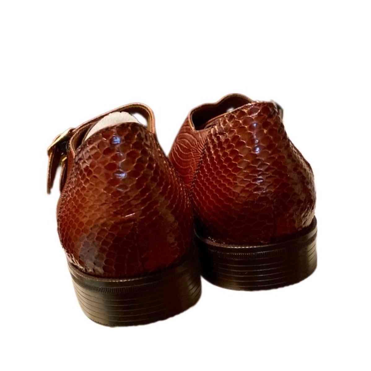 Stacy Adams Mens Kasimir Brown Square Toe Monk Strap Dress S