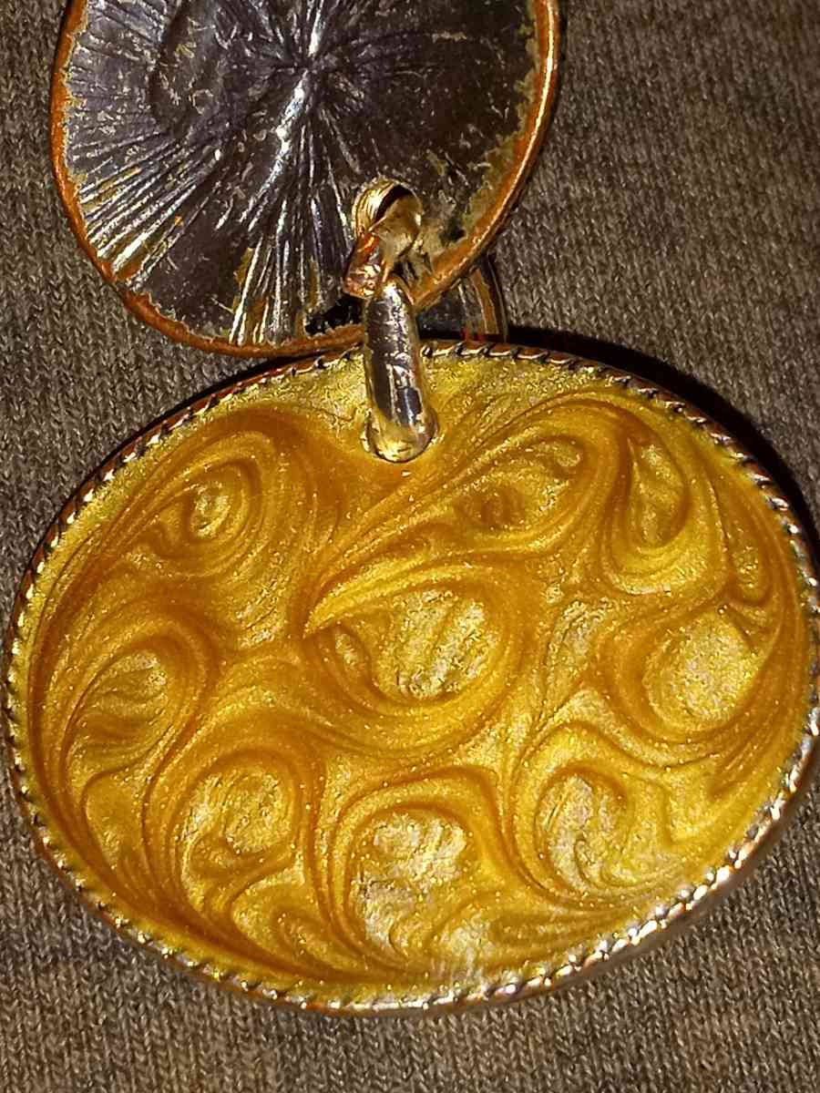 2 Oval Shape Stones Pendants