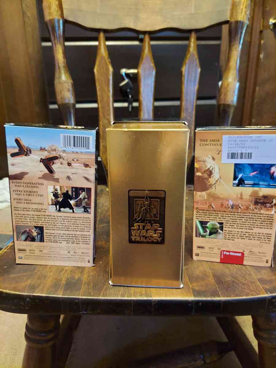 This is a Star Wars trilogy collectionA little bit of star w