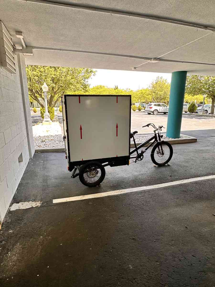 As New Electric Box Cargo Trike  Efficient Delivery Solution