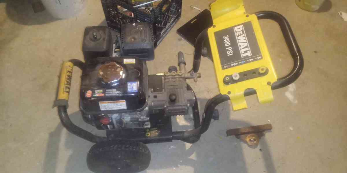3400 psi DeWalt pressurewasher