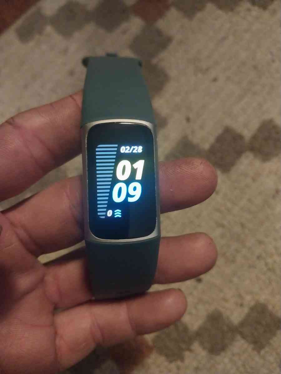 Brand New Fitbit Change 5 smartwatch with a extra