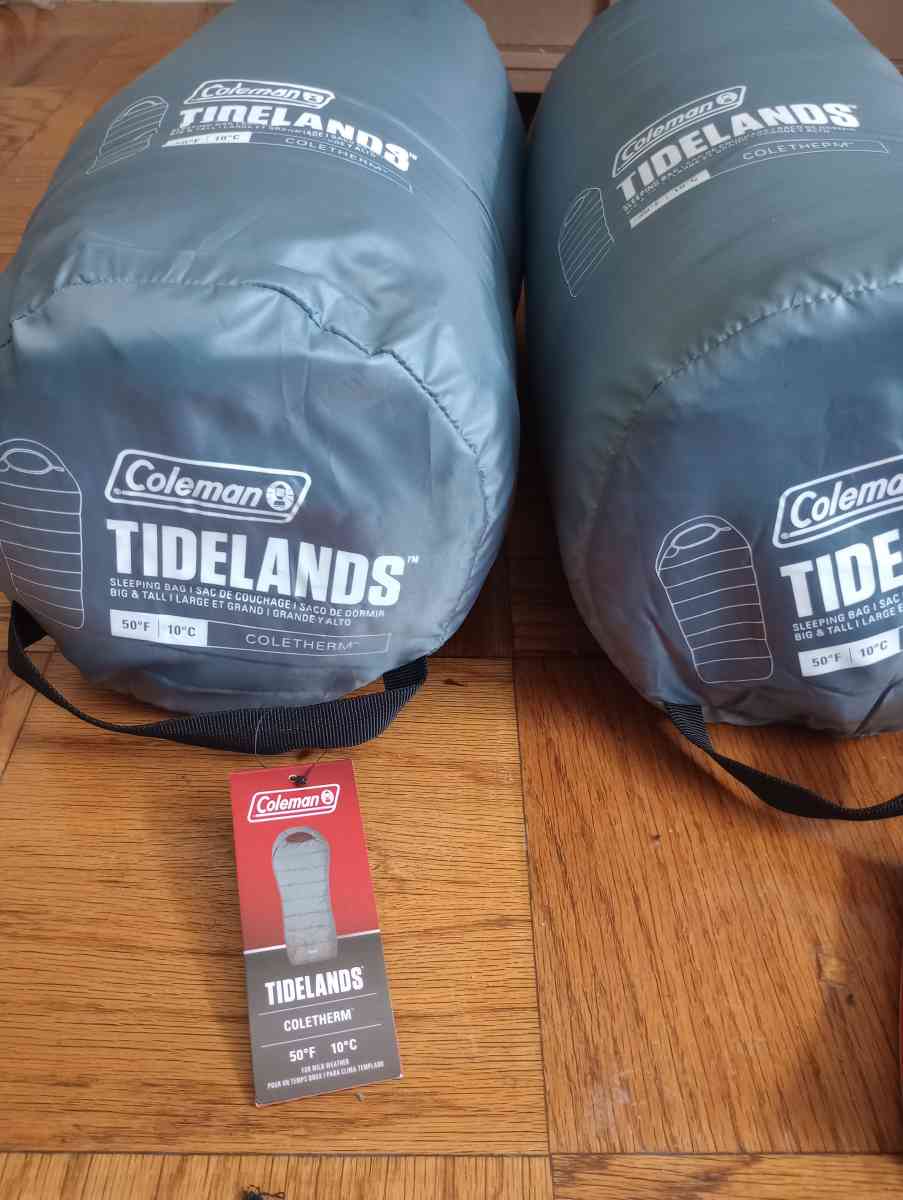 Coleman tidelands sleeping bags