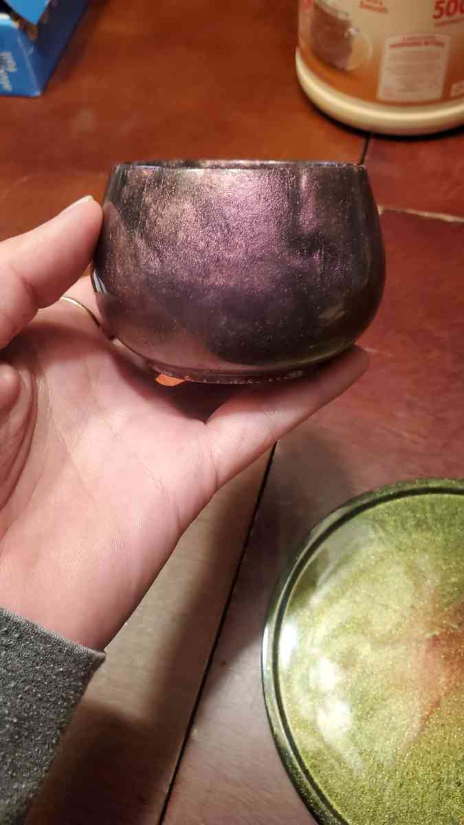 epoxy resin candle holder