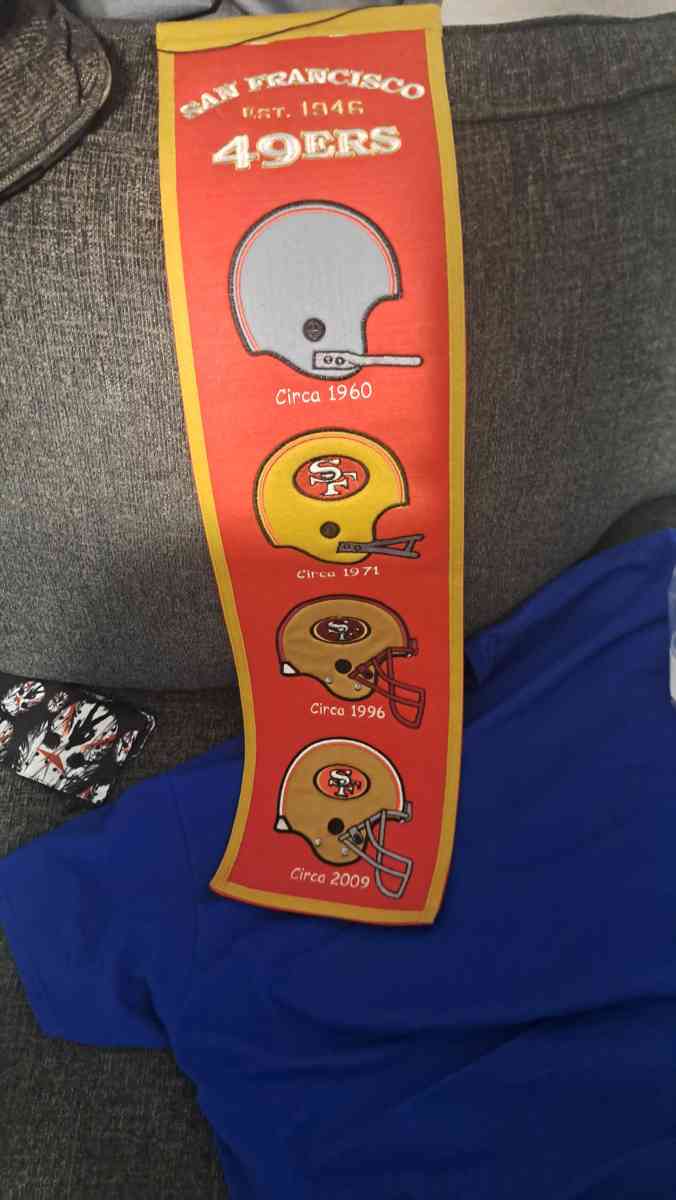 49er helmet  sign  Cash  only