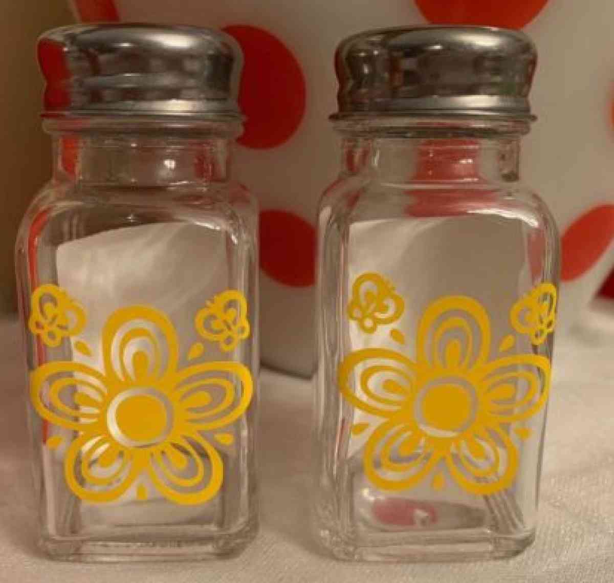 Pyrex salt and pepper shakers