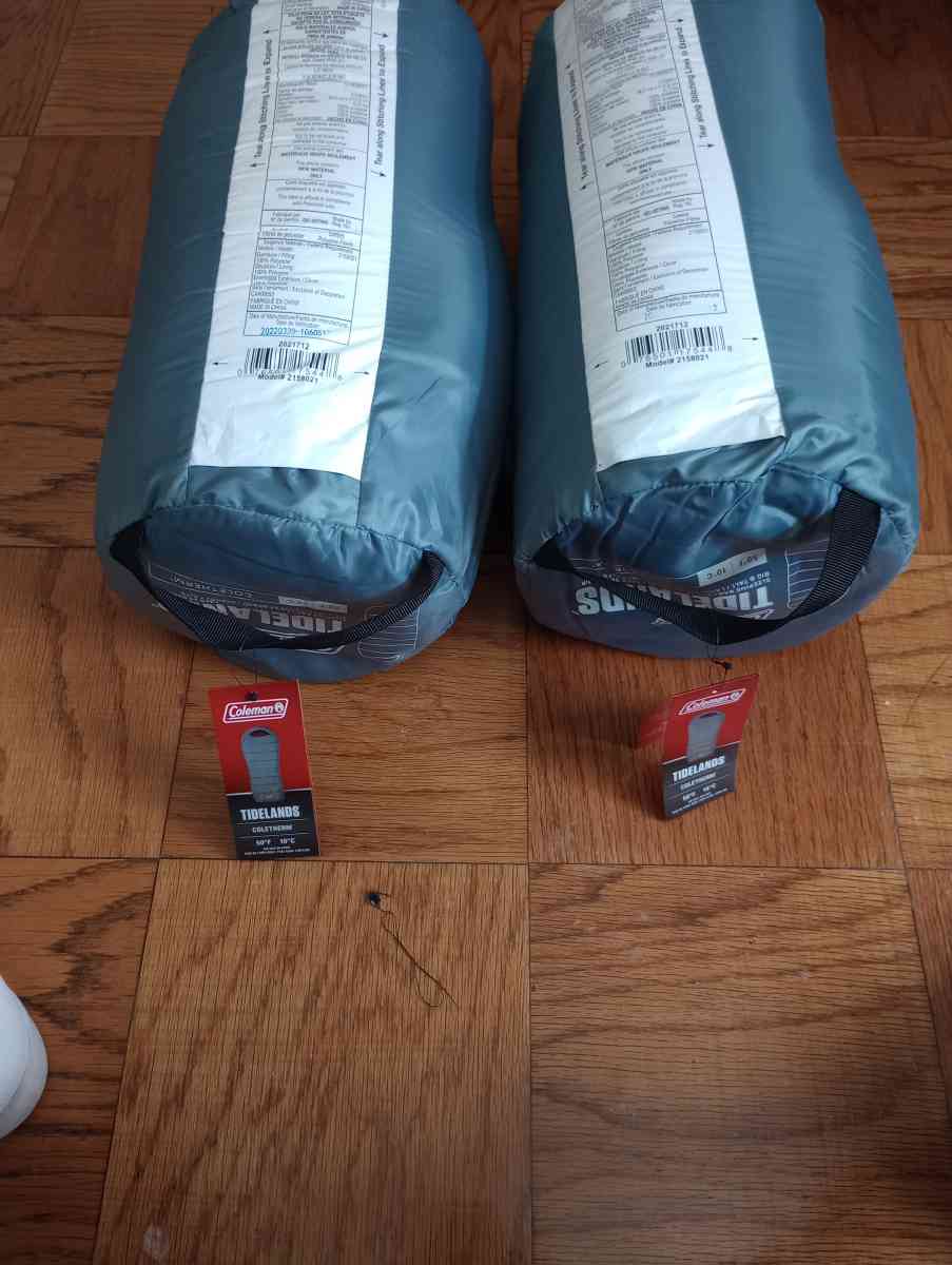 Coleman tidelands sleeping bags