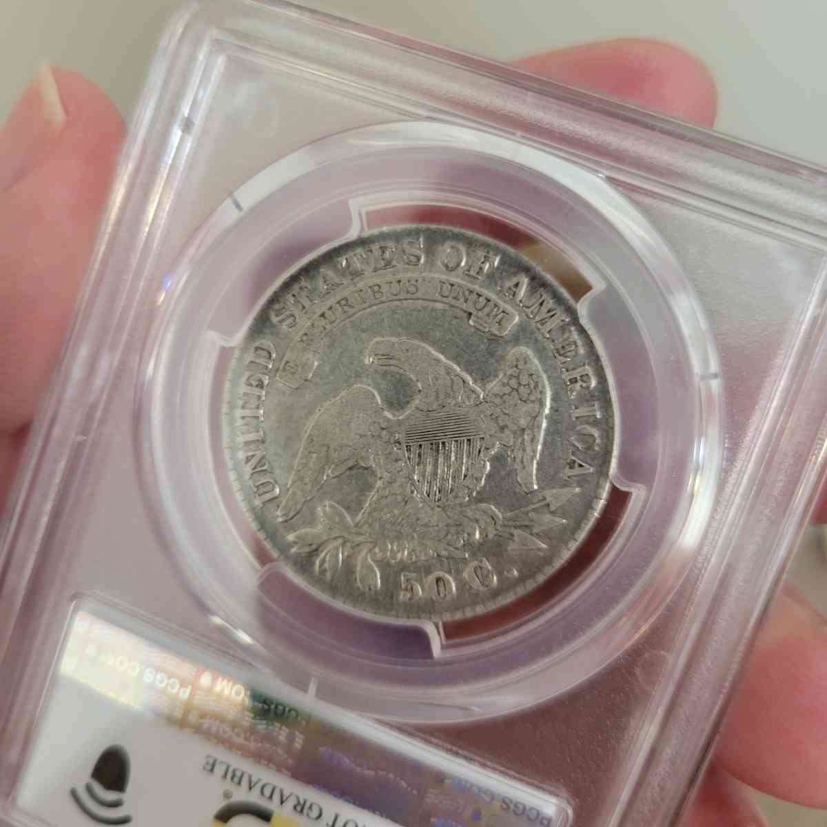 1830 large 0 capped bust half dollar