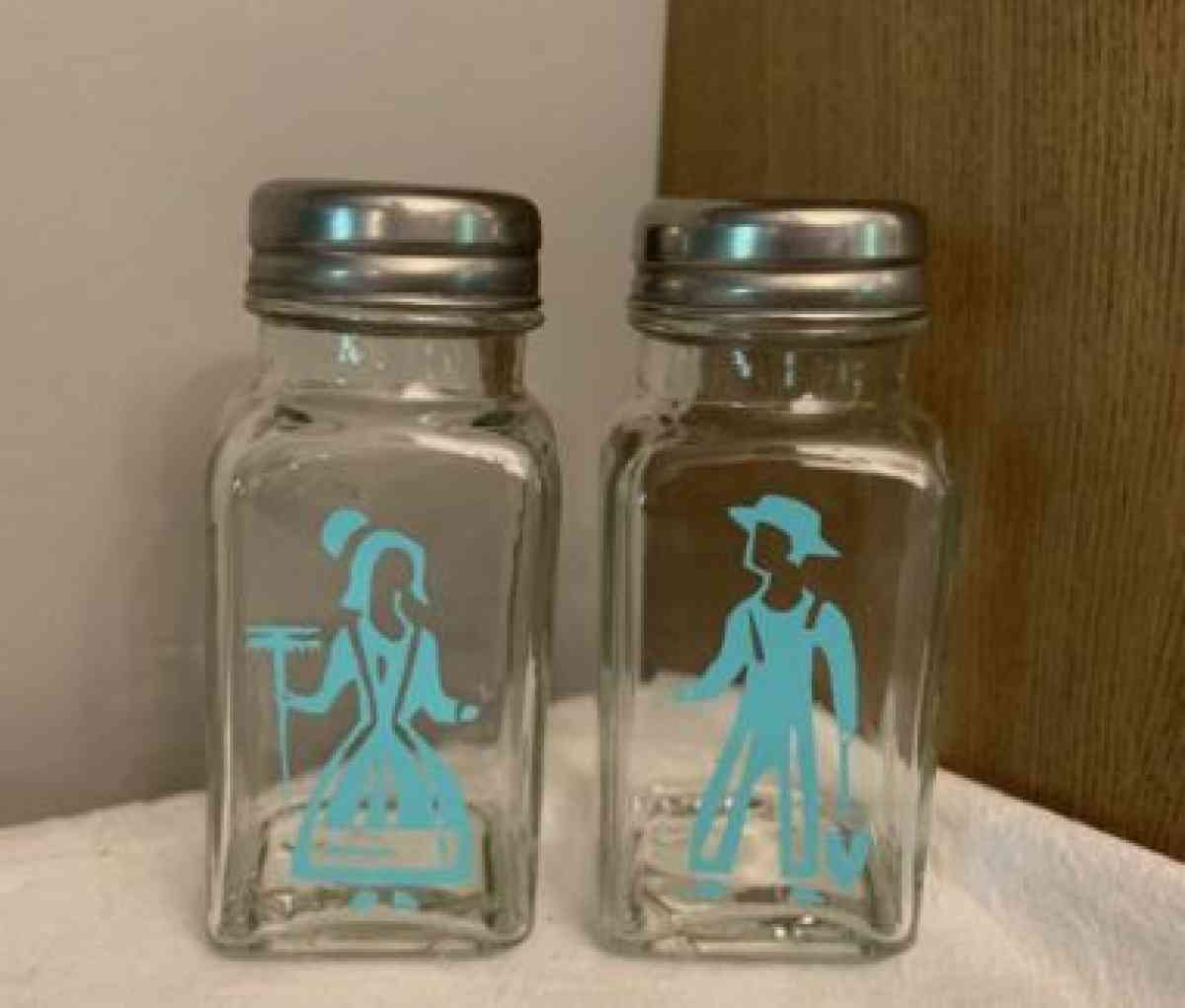 Pyrex salt and pepper shakers
