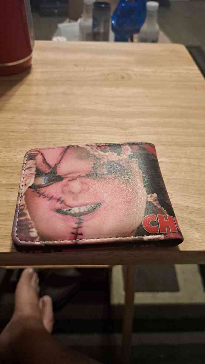 chucky wallet  CASH ONLY  no exceptions