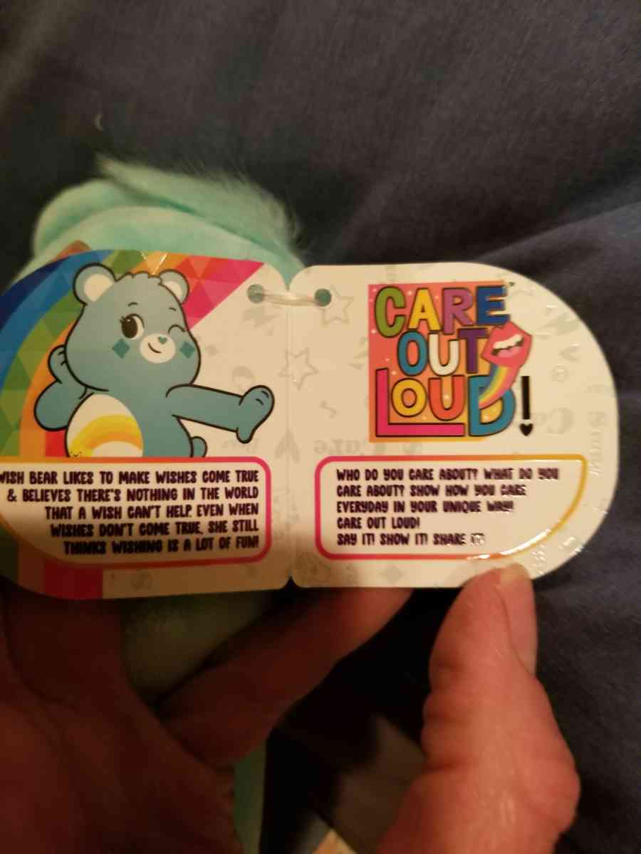 Carebear wish bear BRAND NEW