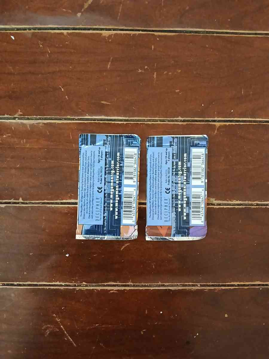Megaman NT Warrior Trading Card Game Booster Packs 2004