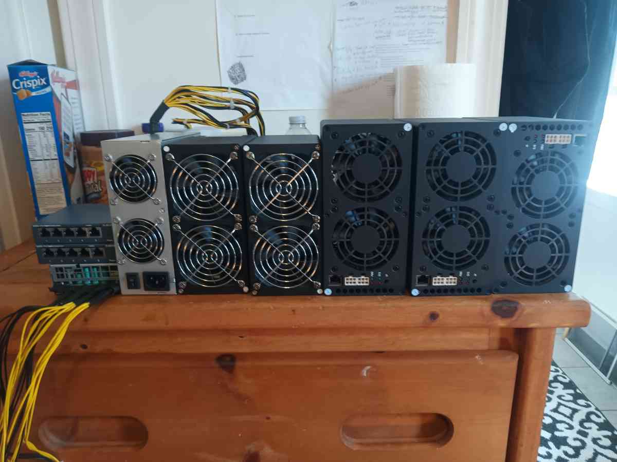 Goldshell miners and power supplies all of them